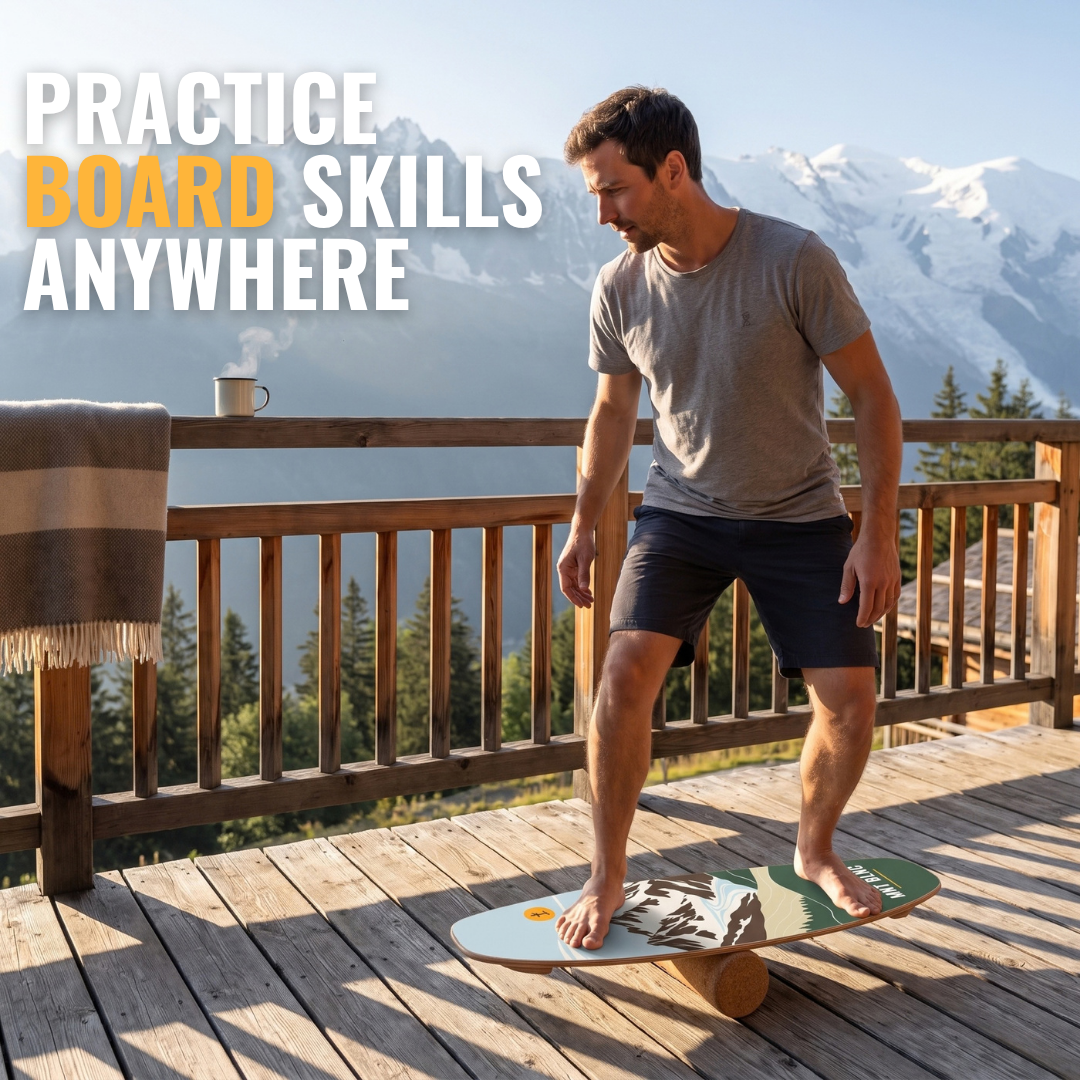 BLNC Balance Boards - ALPINE COLLECTION - Incl. Roller and Board Stoppers