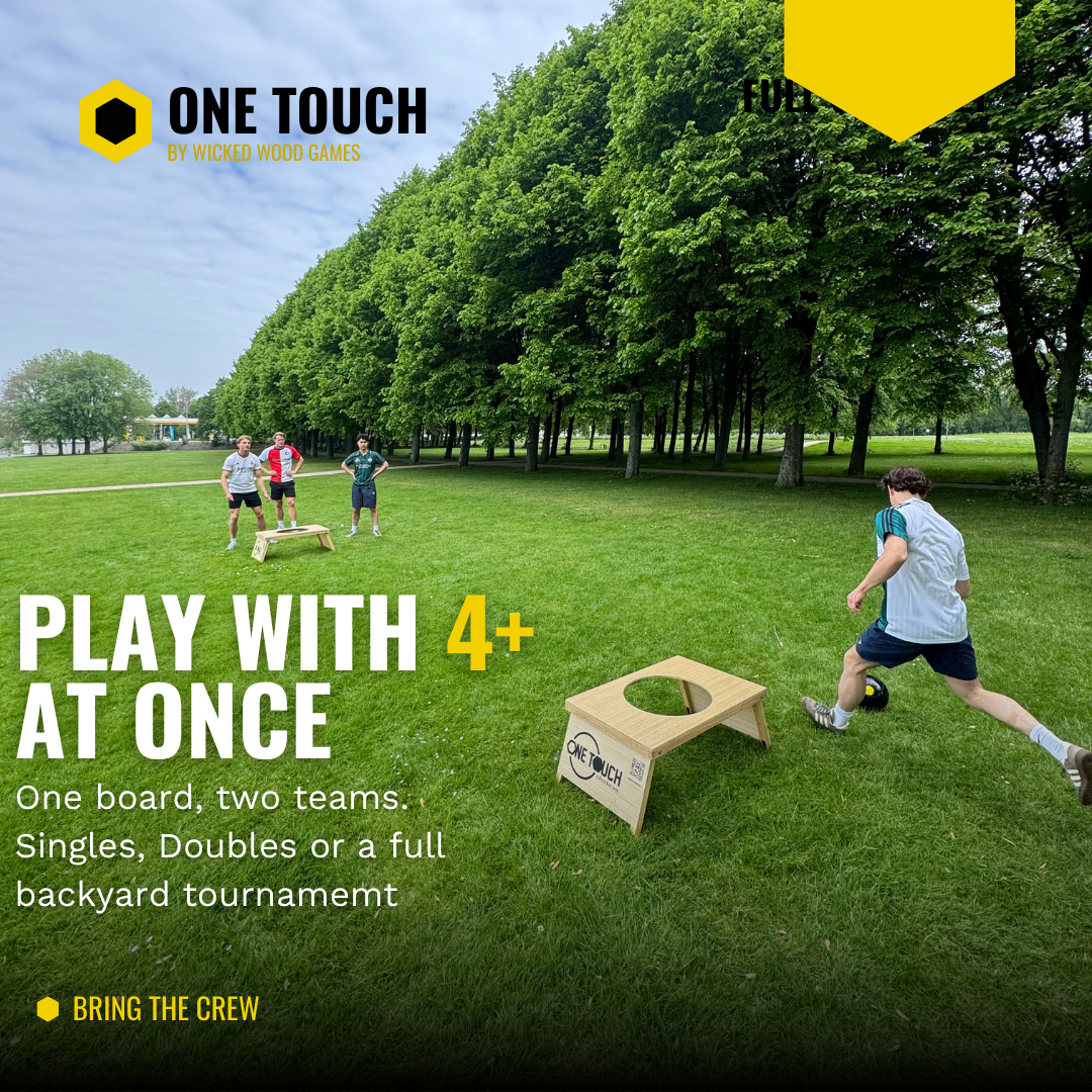 OneTouch Fodboldspil Starting Kit - Inkl. 1 board / Premium fodbold / Bæretaske
