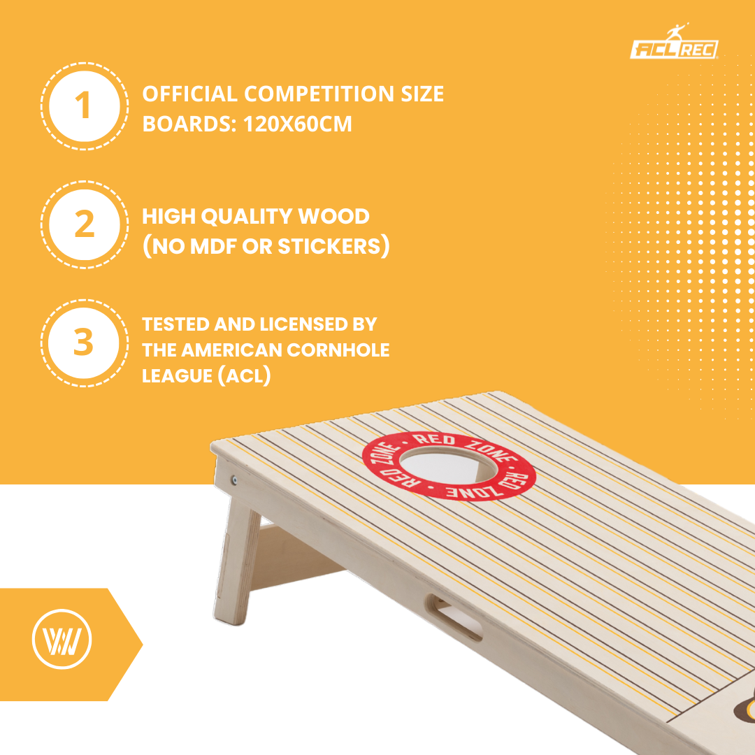 VINTAGE - Cornhole Set - 2 board / 2x4 zakjes Cornhole sets Wicked Wood Games