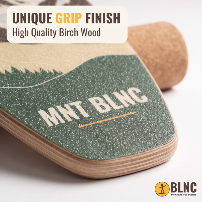 BLNC Balance Boards - ALPINE-KOLLEKTION - Inkl. Roller og Board Stoppers