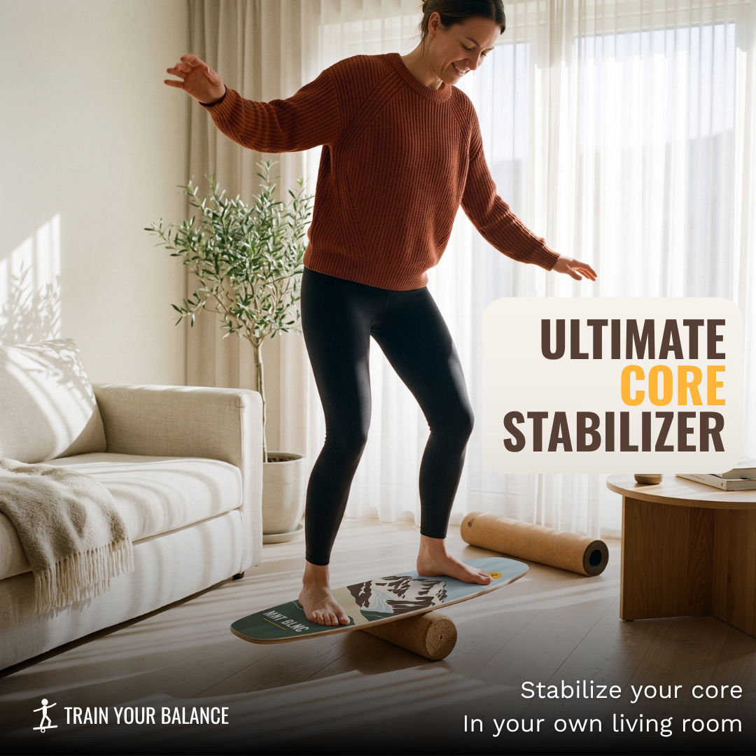 BLNC Balance Boards - ALPINE COLLECTION - Incl. Roller and Board Stoppers