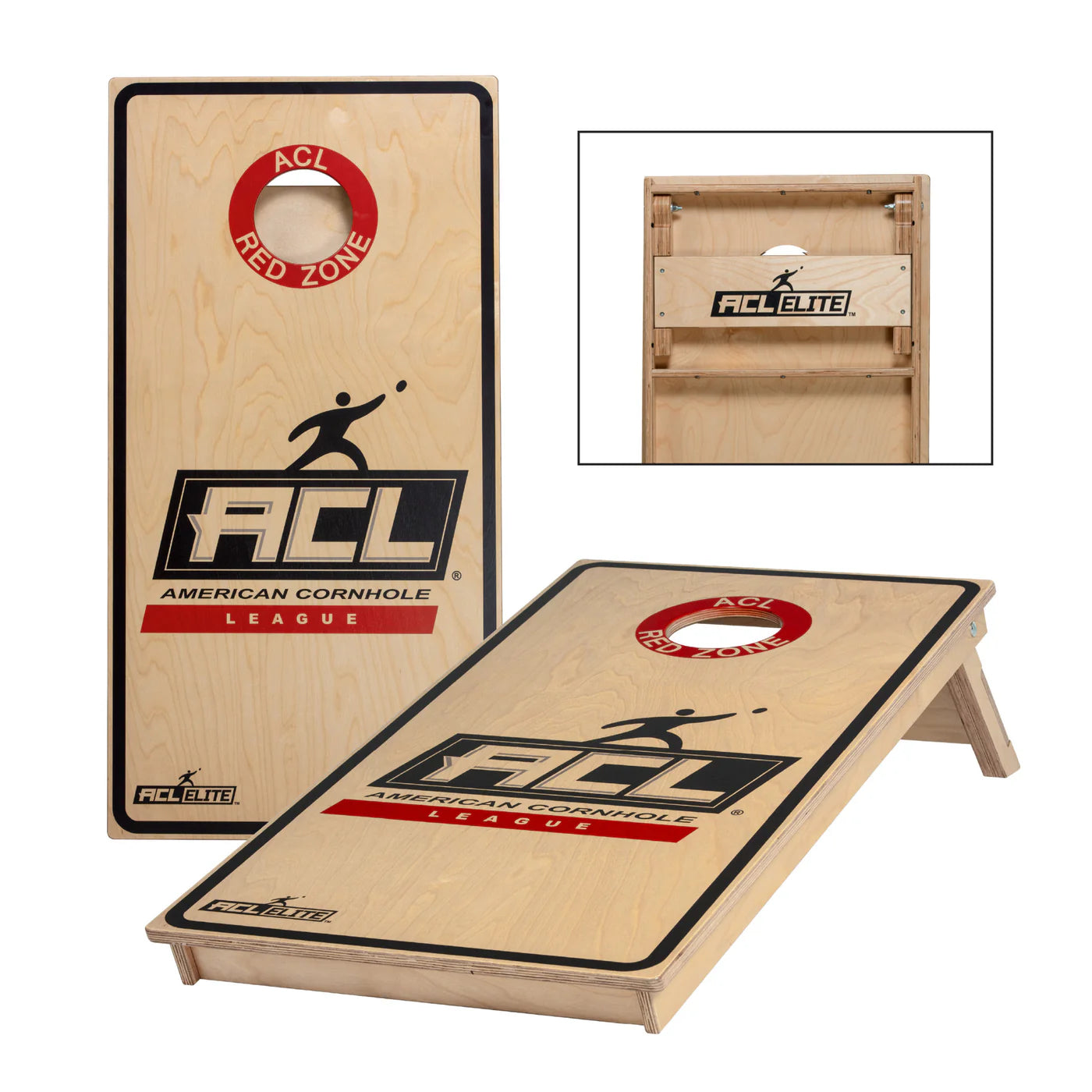 Official American Cornhole League (ACL) ELITE 18MM Cornhole Set Cornhole sets Wicked Wood Games ACL Design